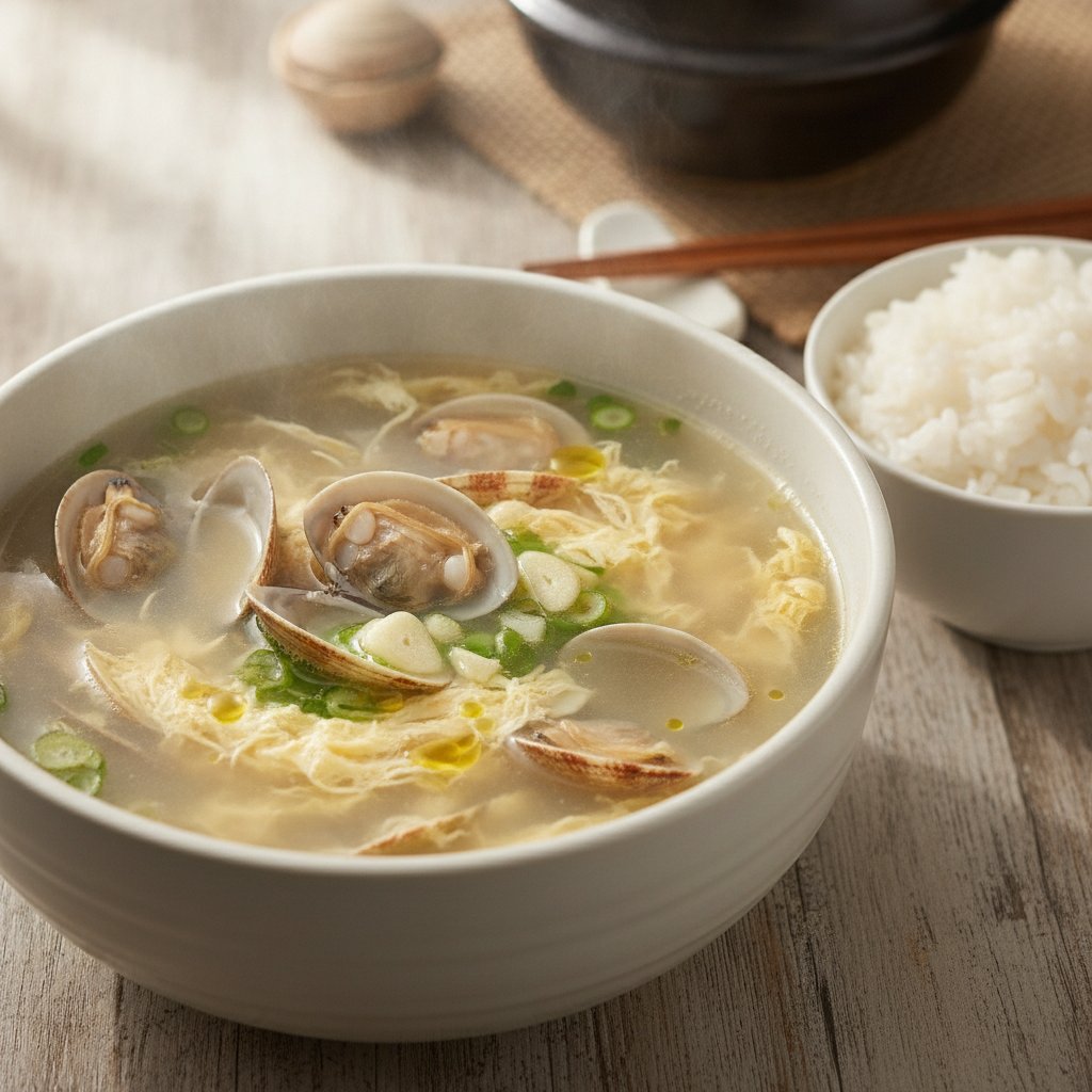 Clam and Egg Soup