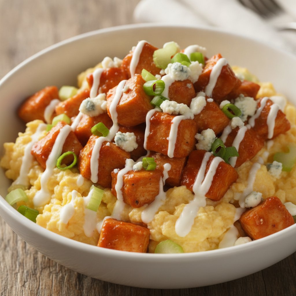 Buffalo Chicken Breakfast Bowl