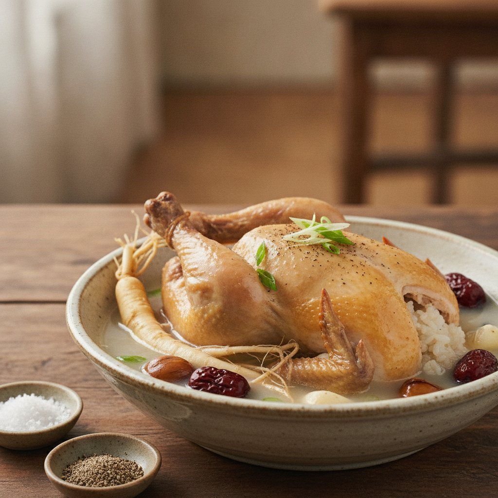 Whole Chicken and Ginseng Soup