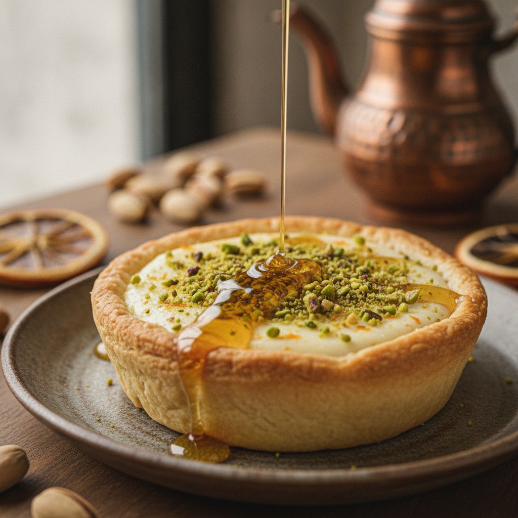 Middle Eastern Milk Custard Pies