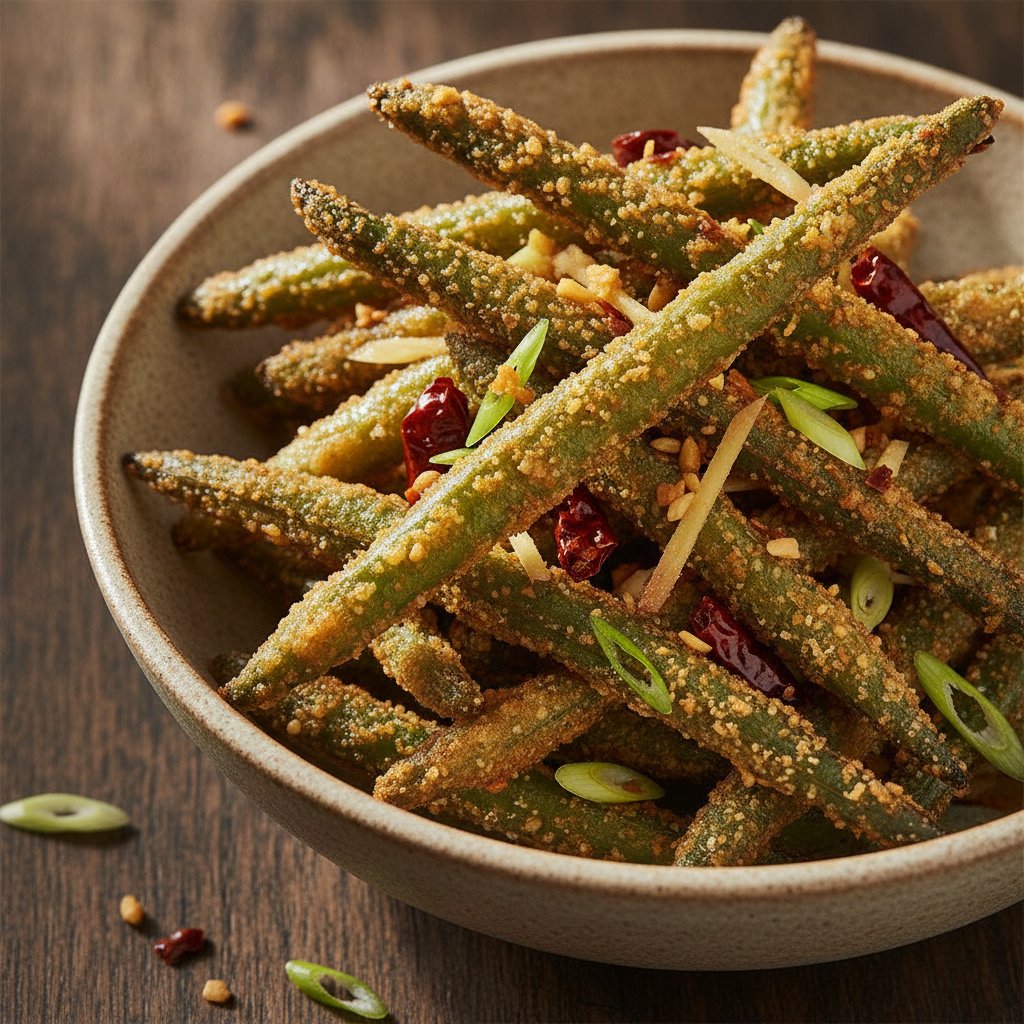 Crispy Fried Green Beans (Dairy-Free)