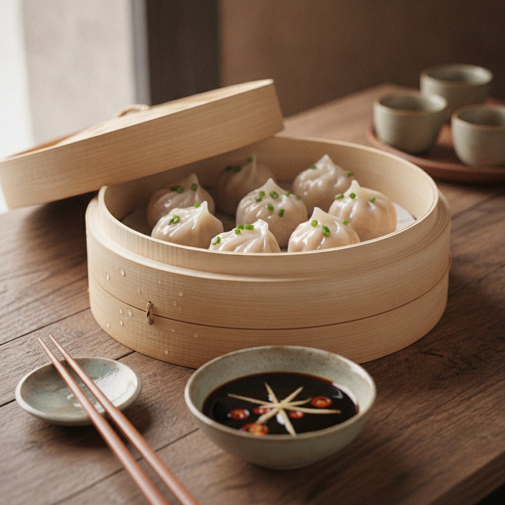 Pork and Mushroom Dumplings
