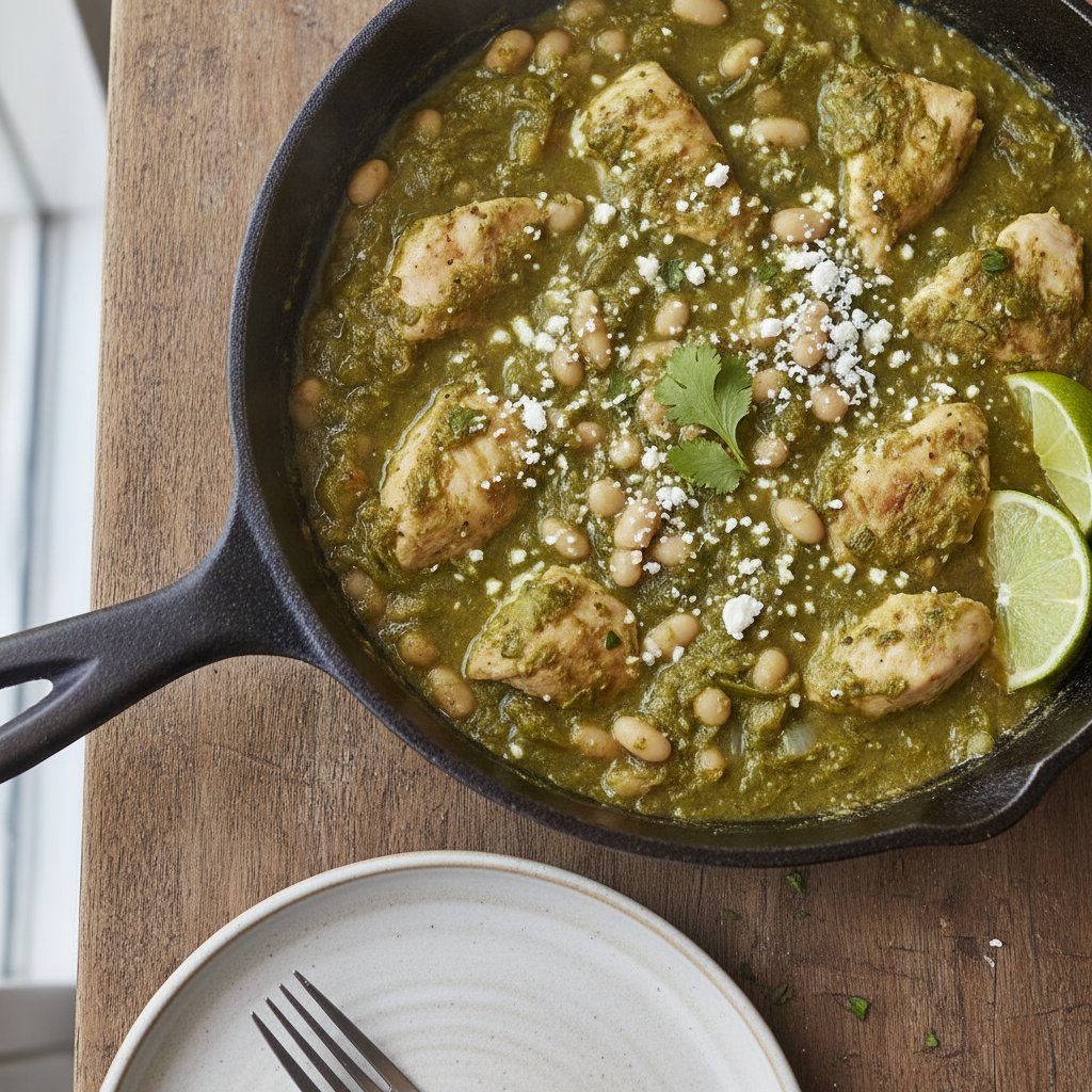 Skillet Chicken in Green Sauce (GLP-1)