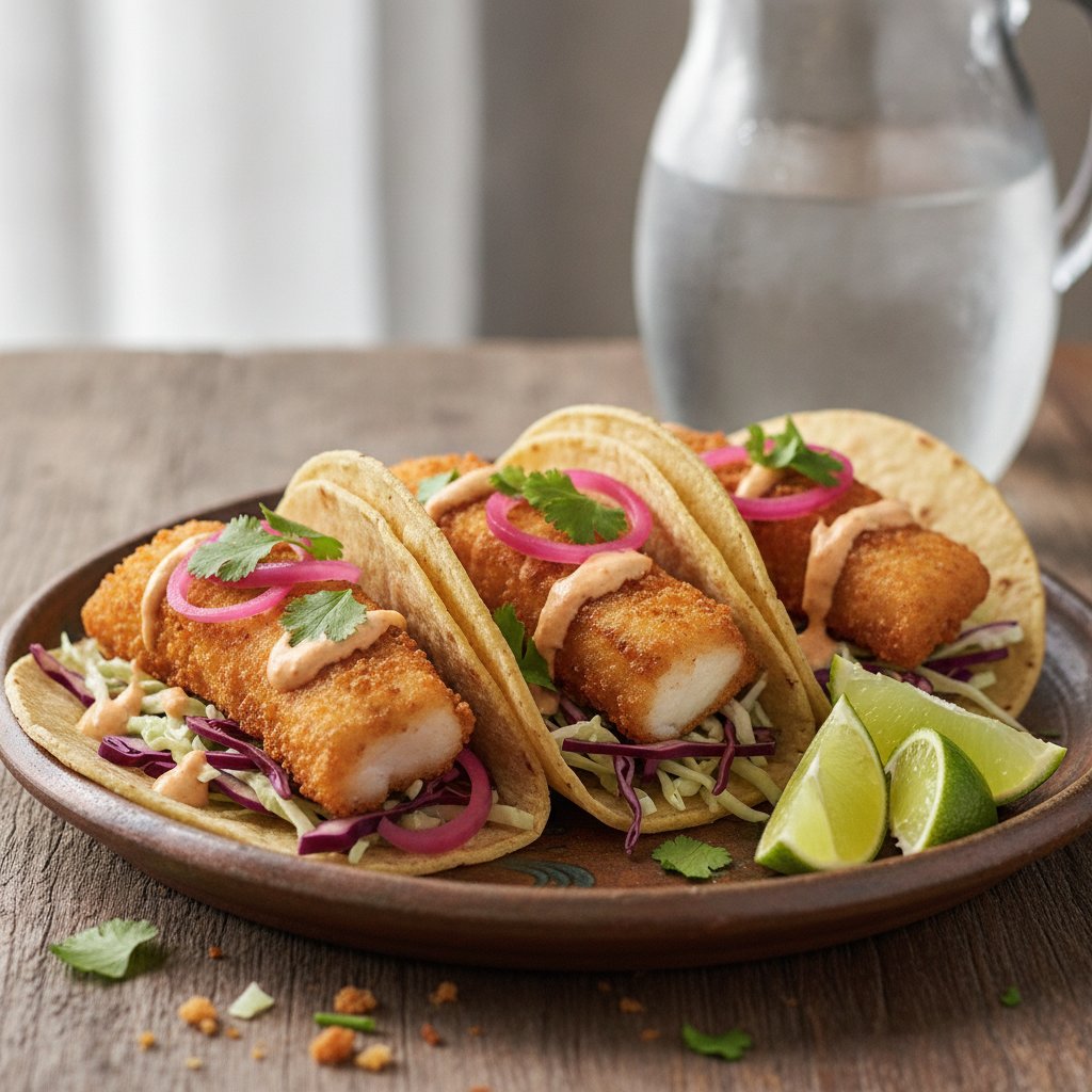 Crispy Fried Fish Tacos