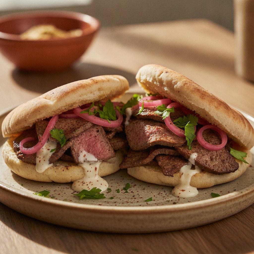 Spiced Liver Sandwich