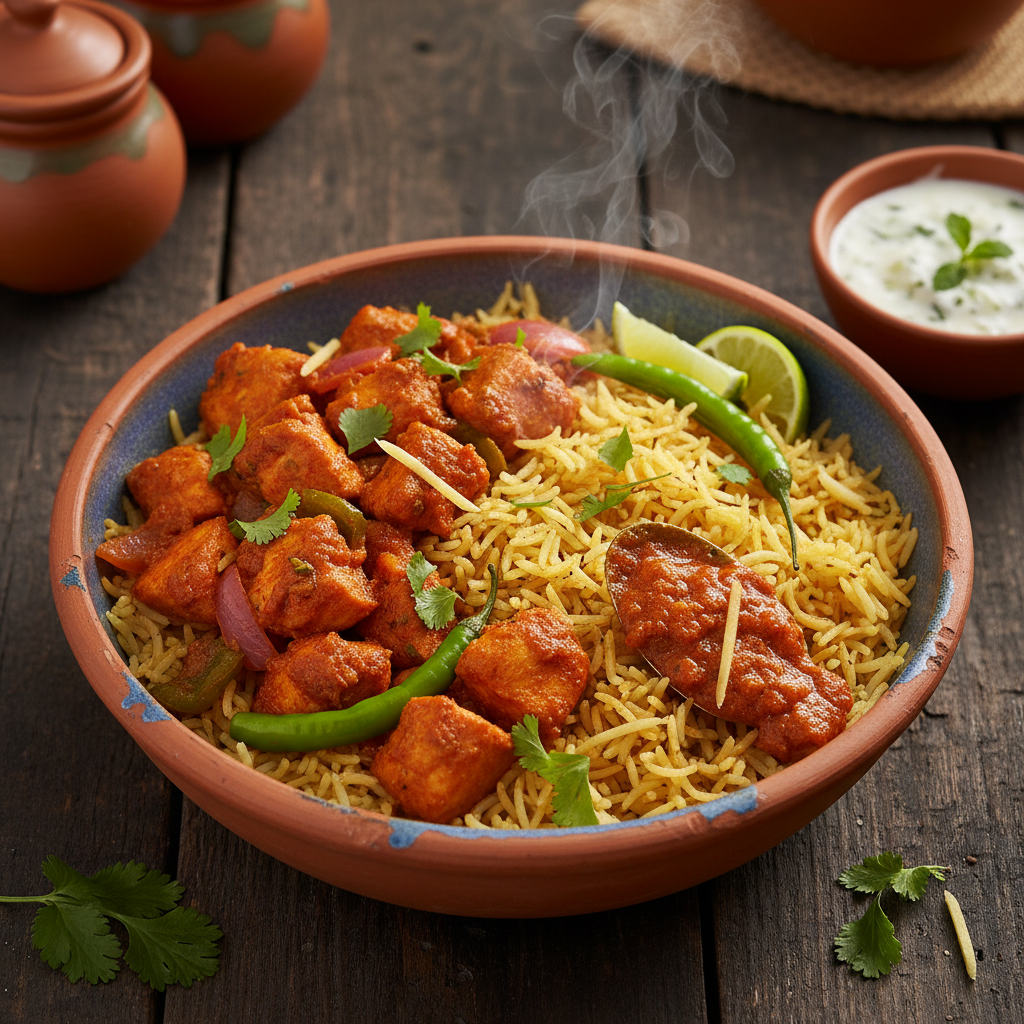 Chicken Jalfrezi Rice Bowl