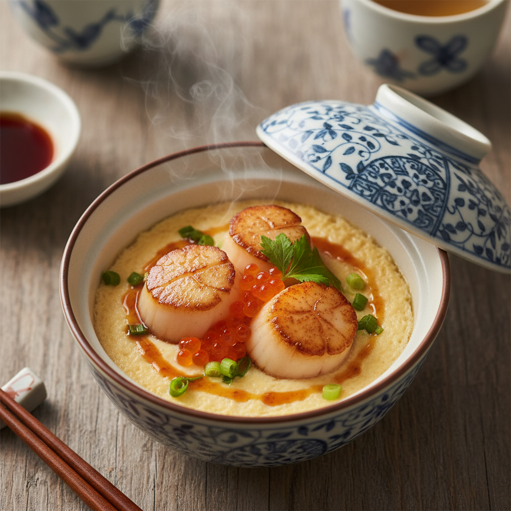 Miso Scallop Chawanmushi