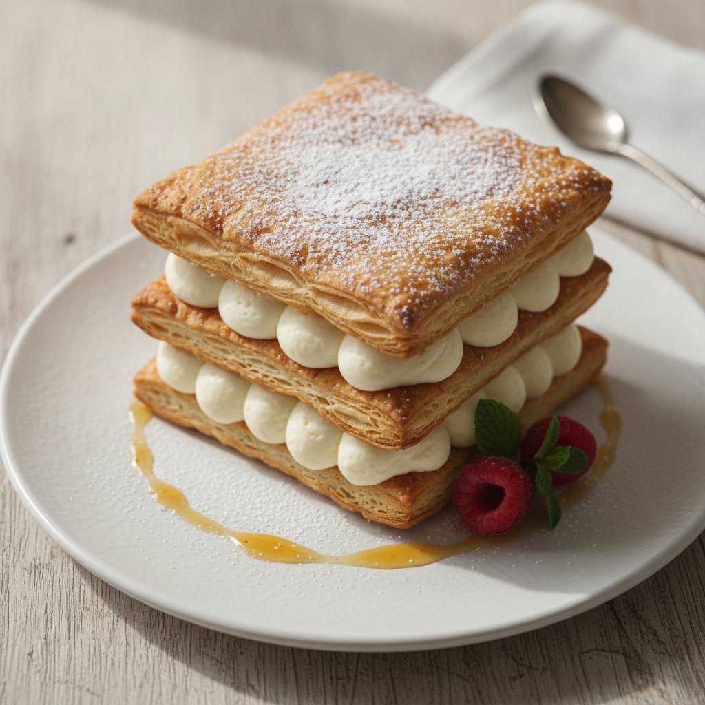 Mille-Feuille Pastry Stack