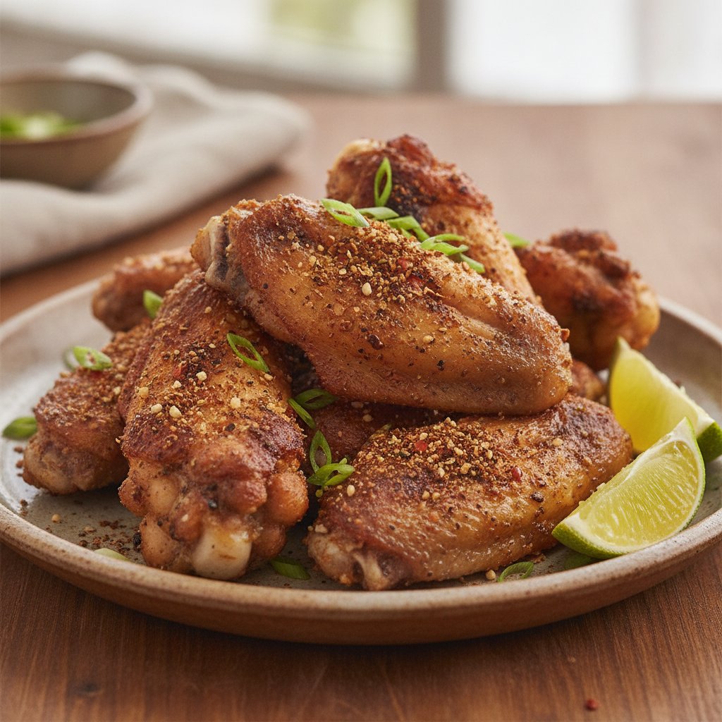 Grilled Chicken Wings with Spicy Salt