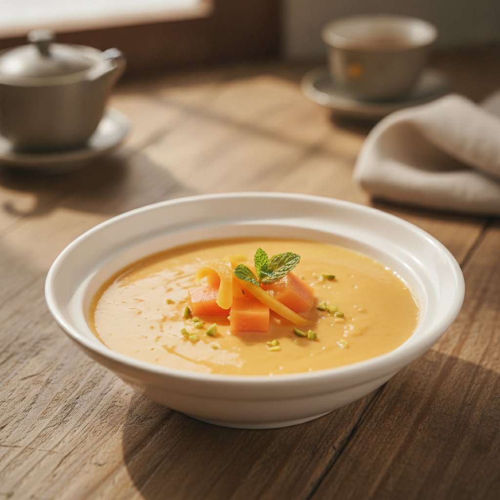 Papaya Milk Custard