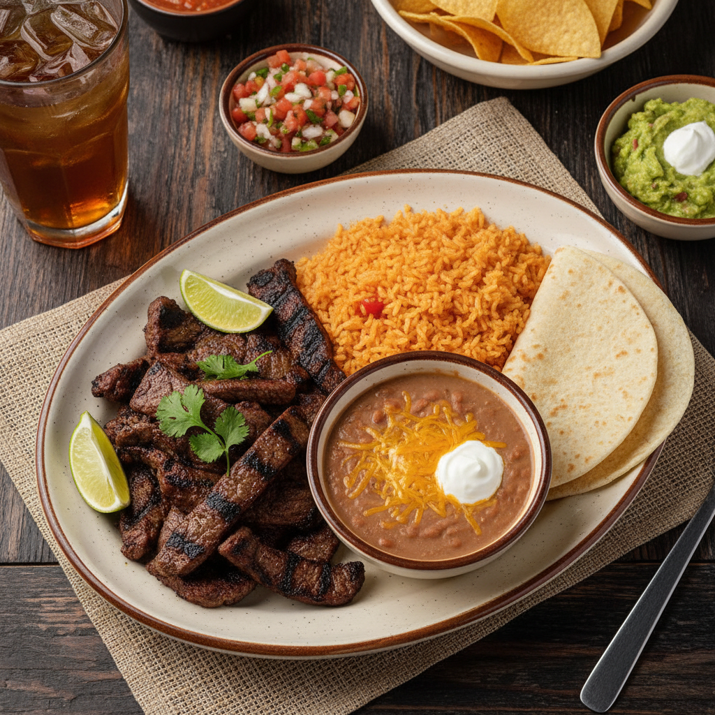 Tex-Mex Carne Asada Plate