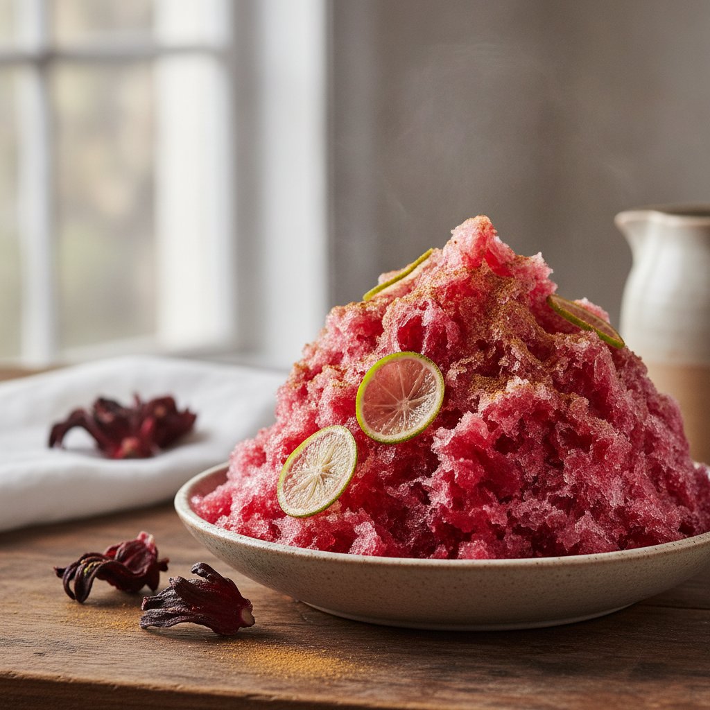 Hibiscus Flower Ice