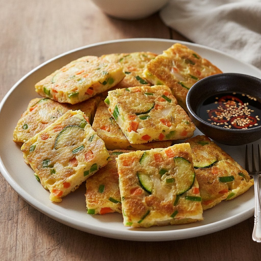 Egg and Vegetable Pancake Bites