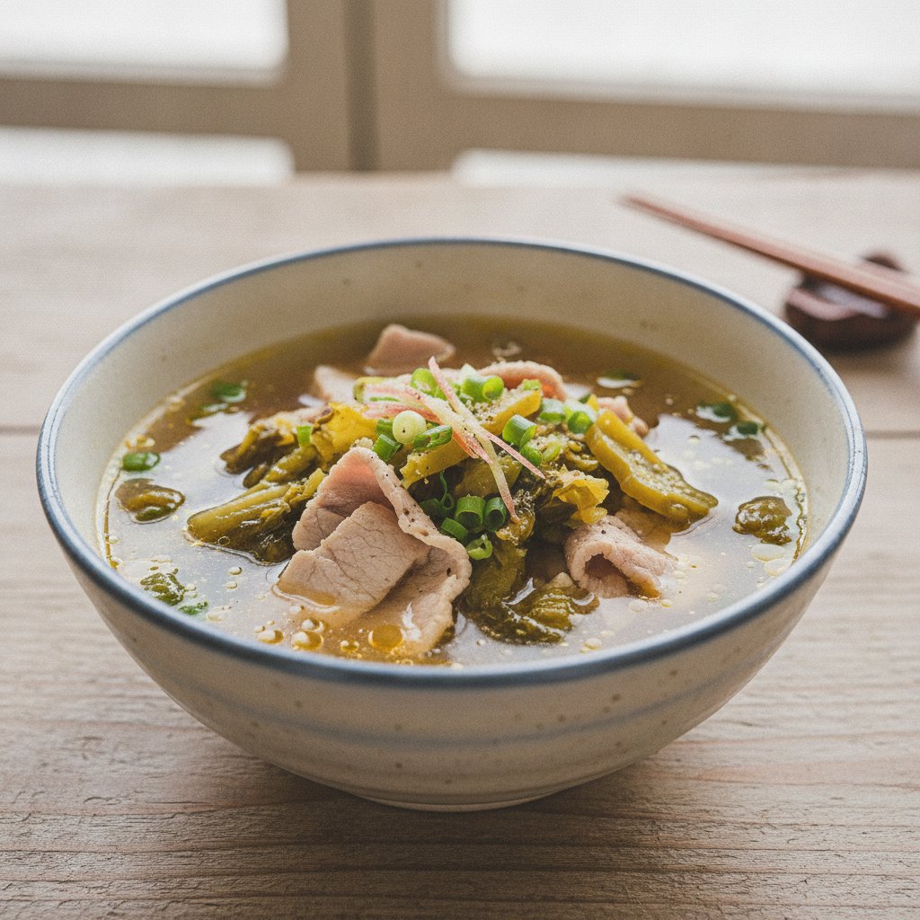 Pork and Pickled Mustard Soup