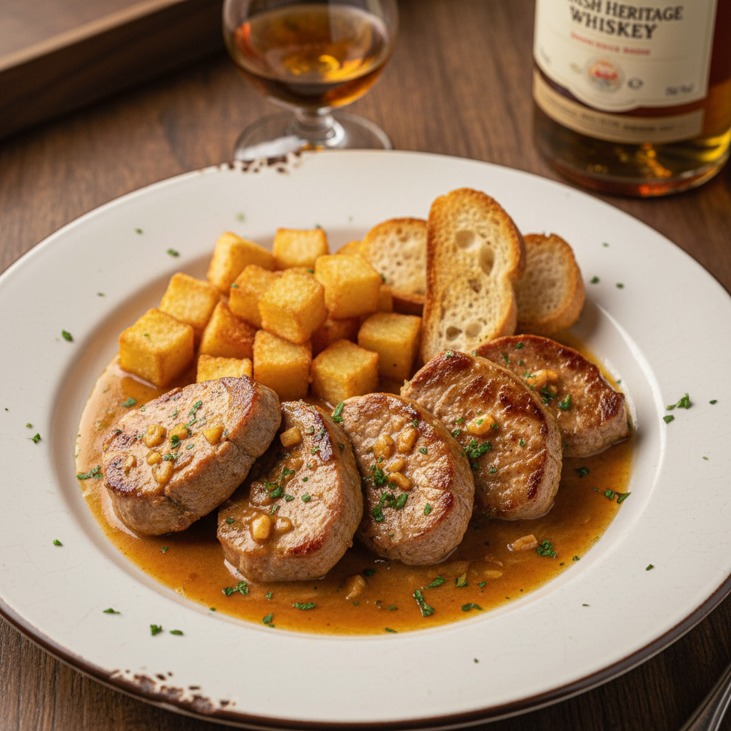 Whisky-Glazed Pork Tenderloin — Pork Solomillo al Whisky