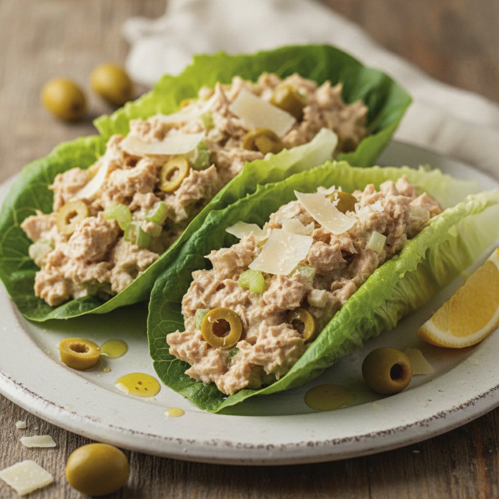 Tuna and Olive Sandwich (Keto)