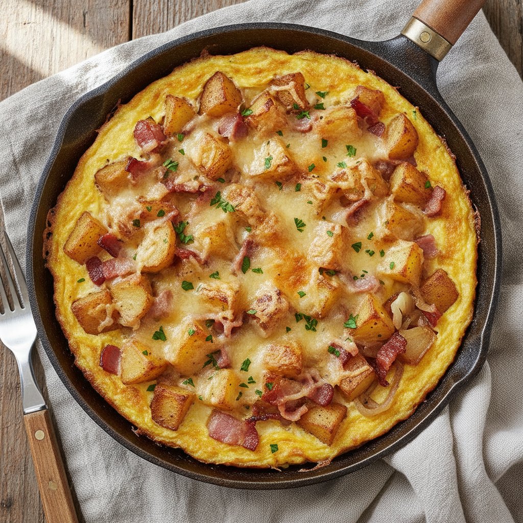 Country Style Open Omelet