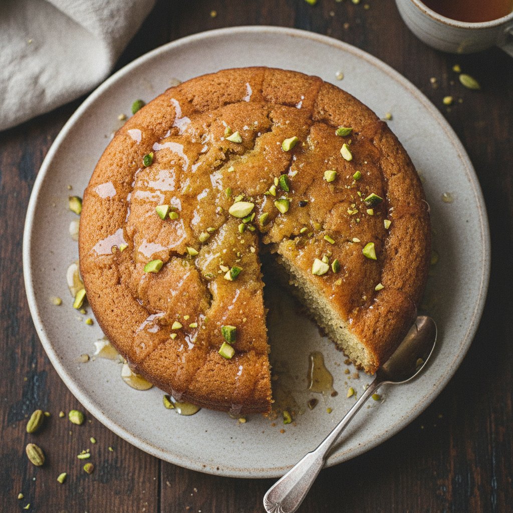 Cardamom Rice Flour Cake