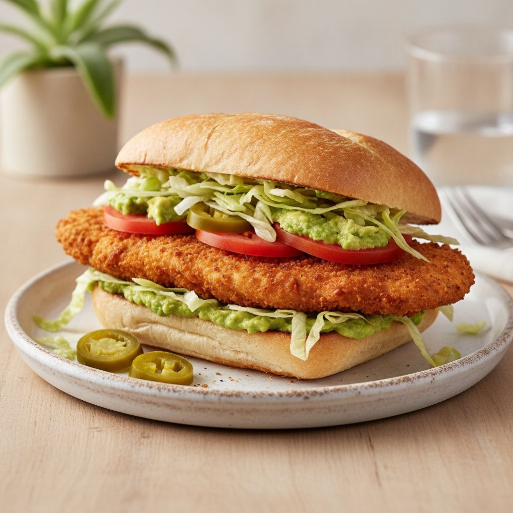 Fried Cutlet Sandwich (Low-Calorie)