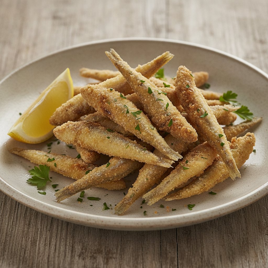 Crispy Fried Whitebait (Low-Calorie)