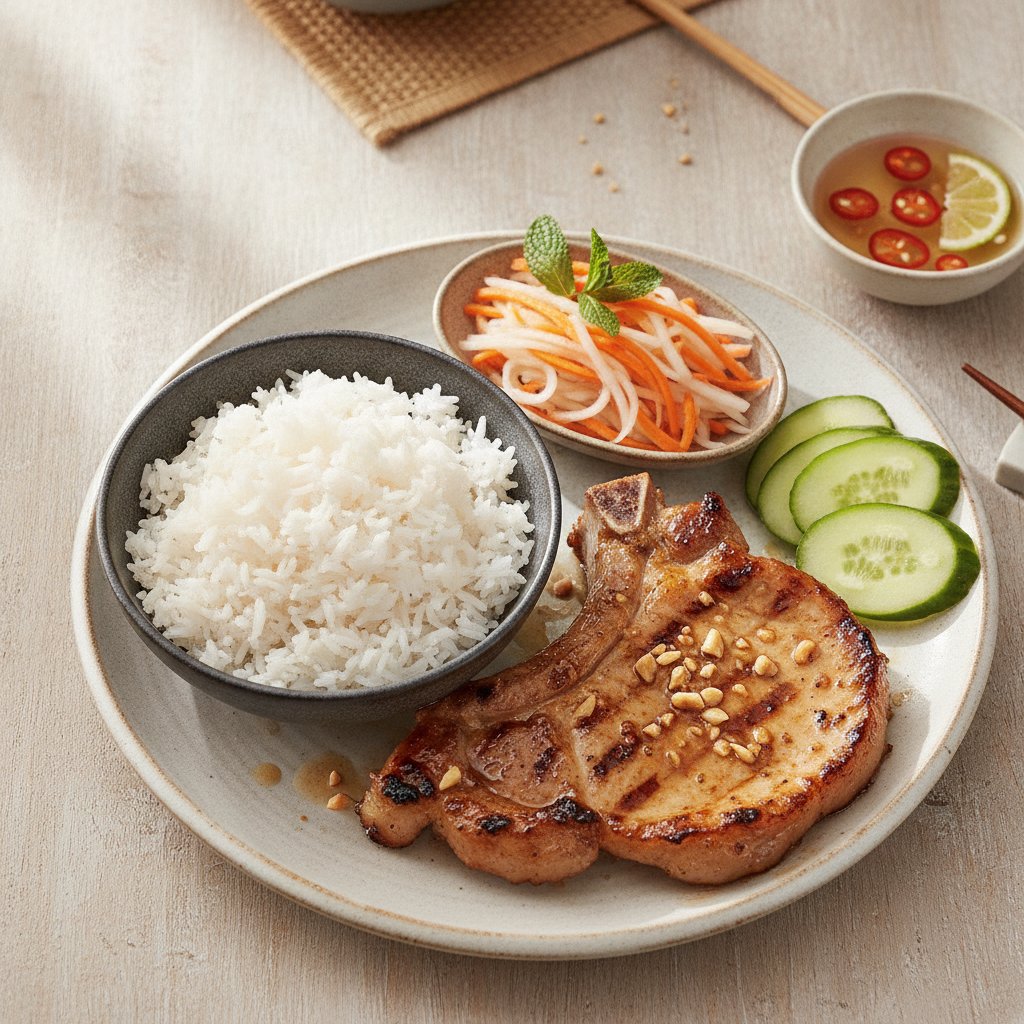 Grilled Lemongrass Pork Chops