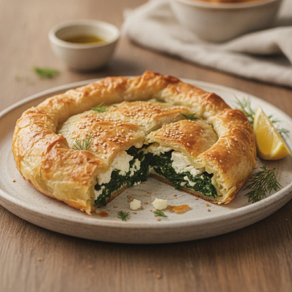 Baked Spinach Cheese Pastry (Gluten-Free)