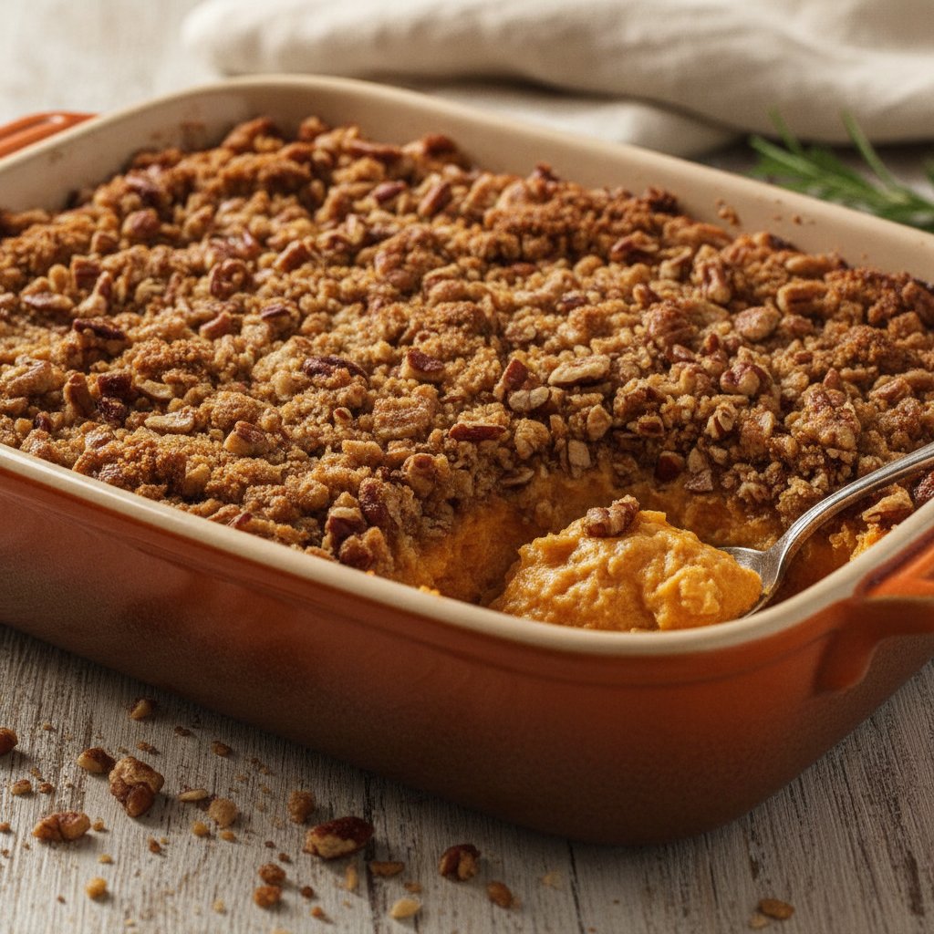 Sweet Potato Casserole (Gluten-Free)
