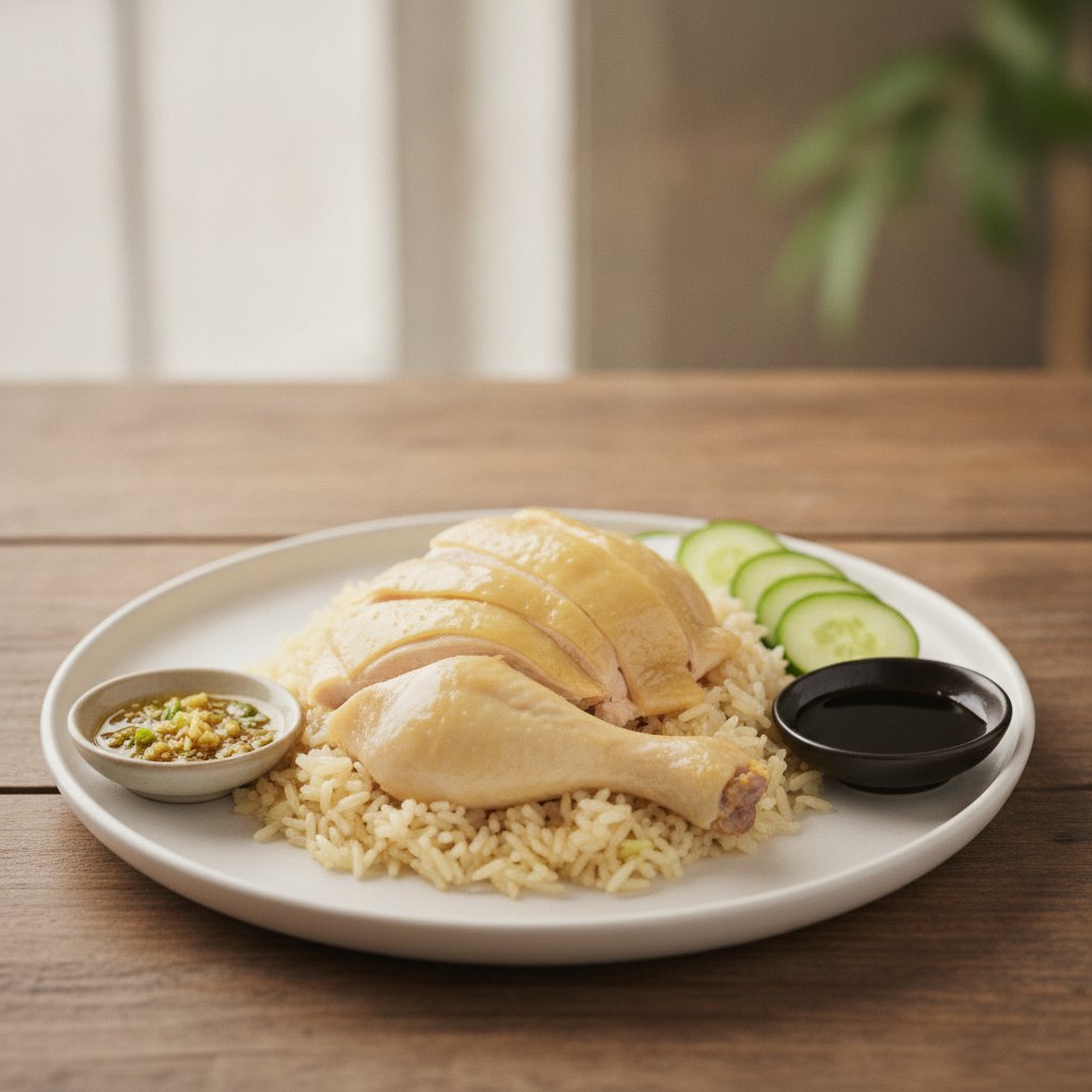 Poached Chicken Rice