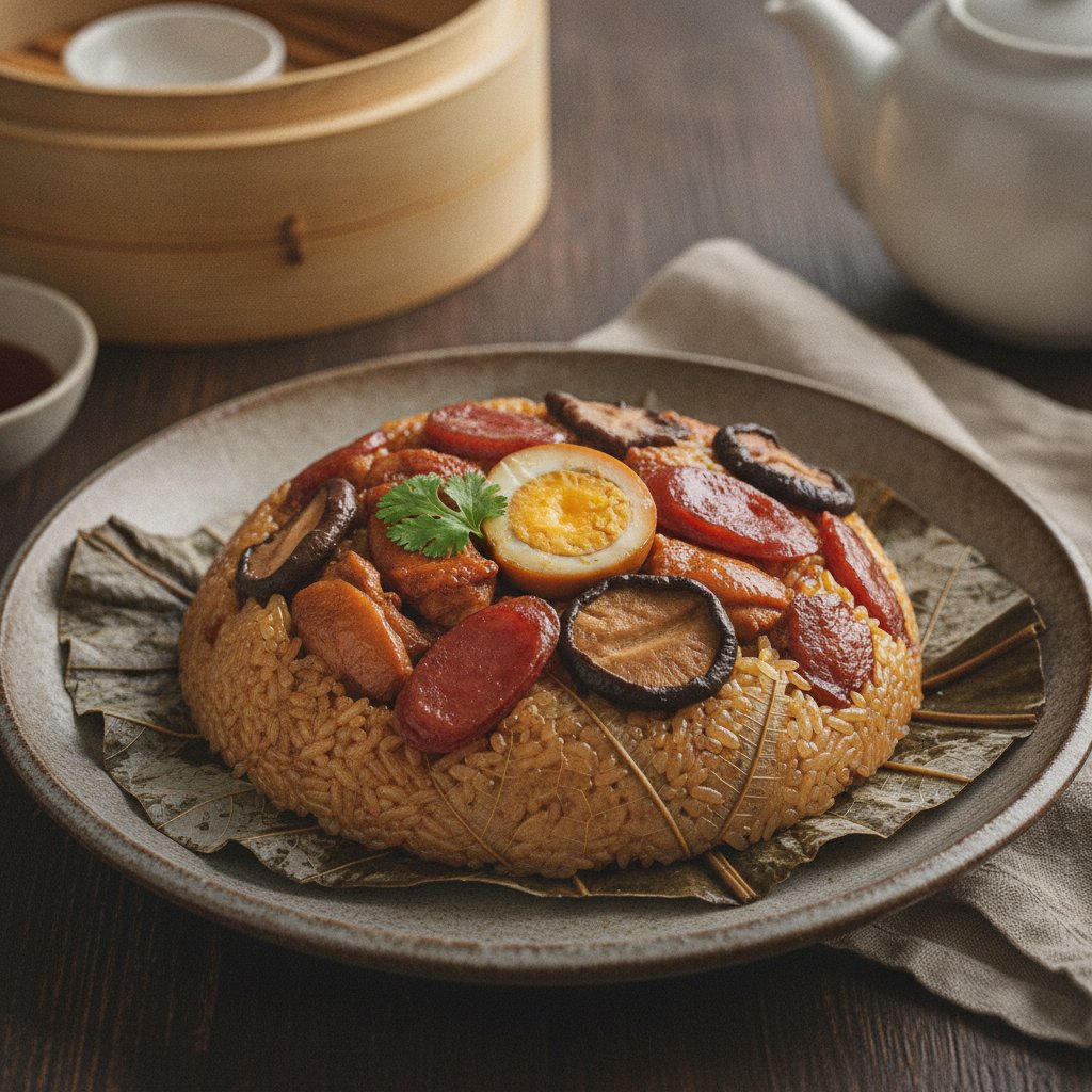 Sticky Rice in Lotus Leaf