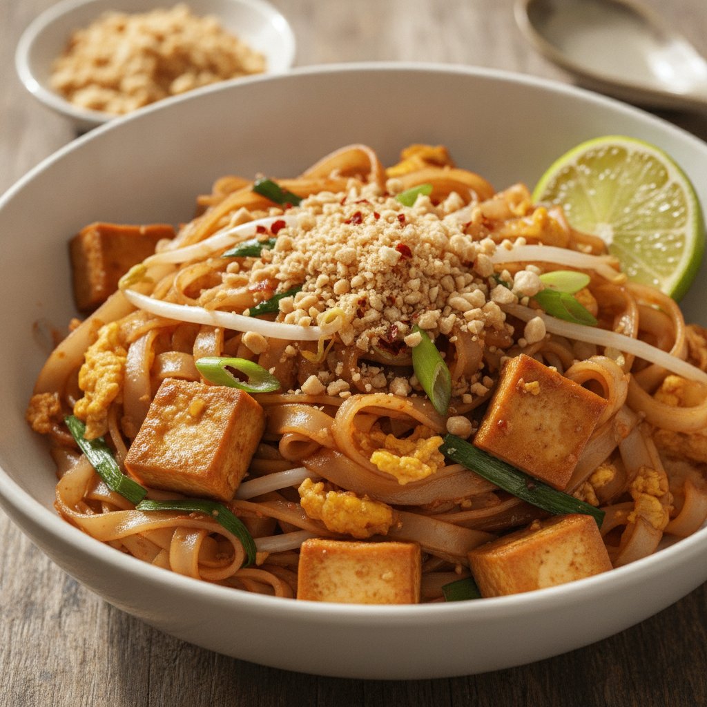 Thai Stir-Fried Rice Noodles with Egg