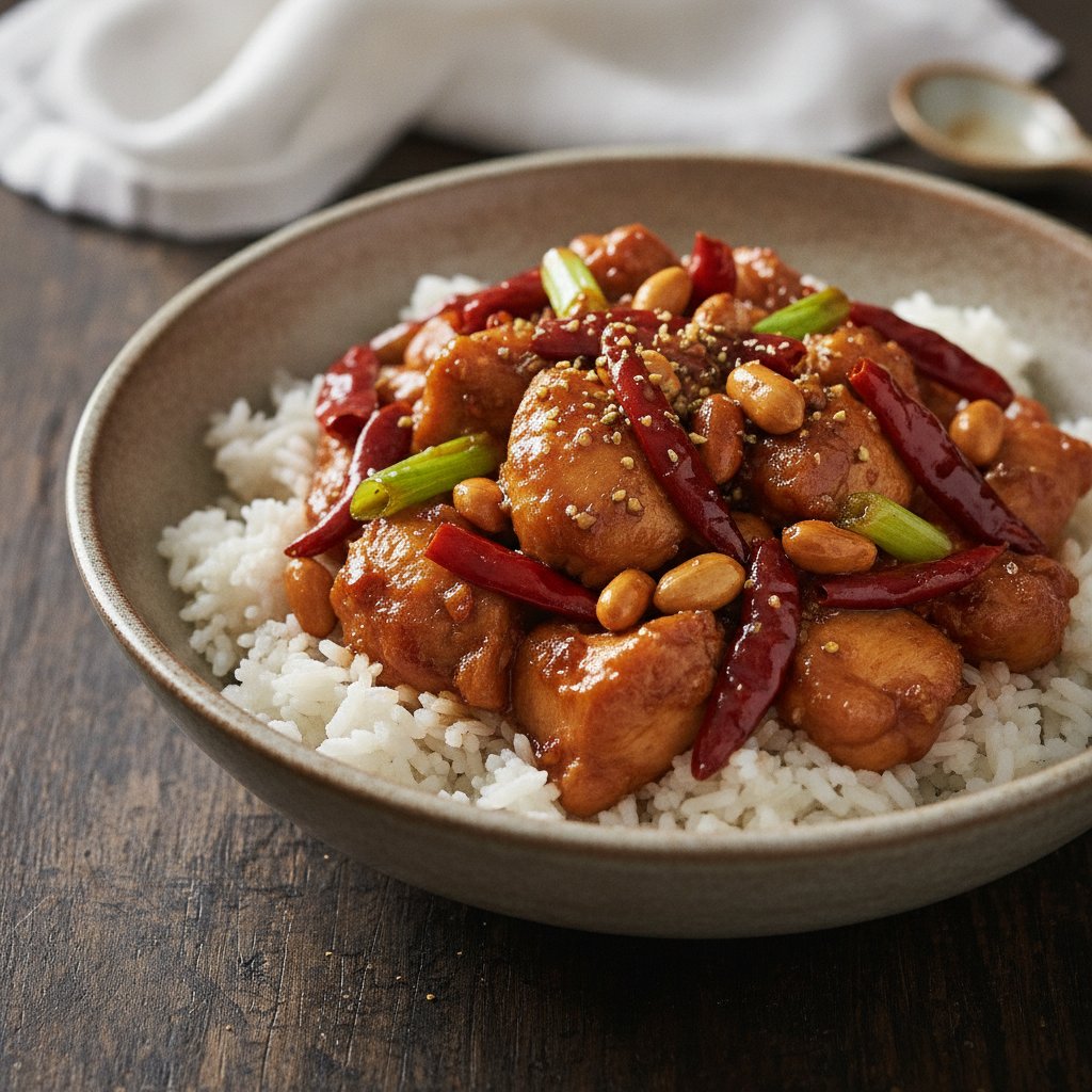 Chicken With Chili And Peanuts