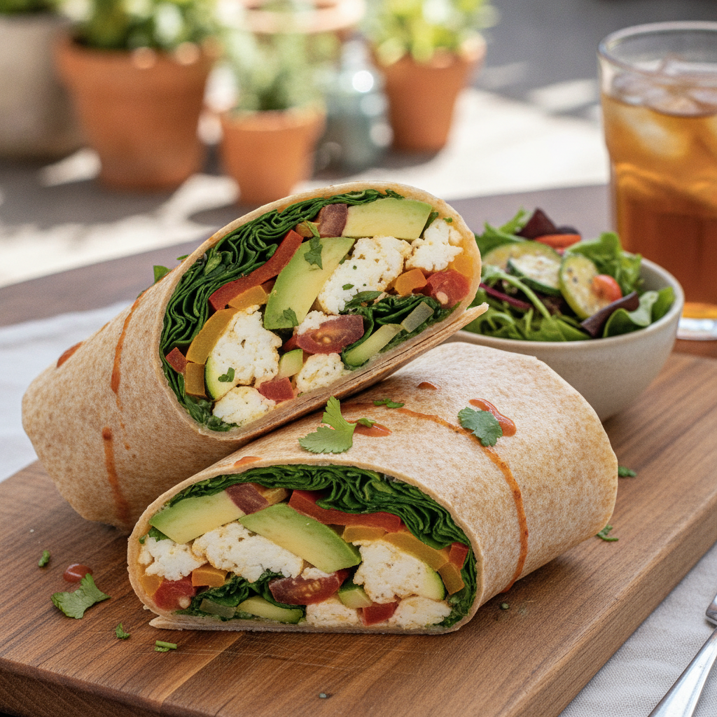 Californian Egg White Veggie Wrap