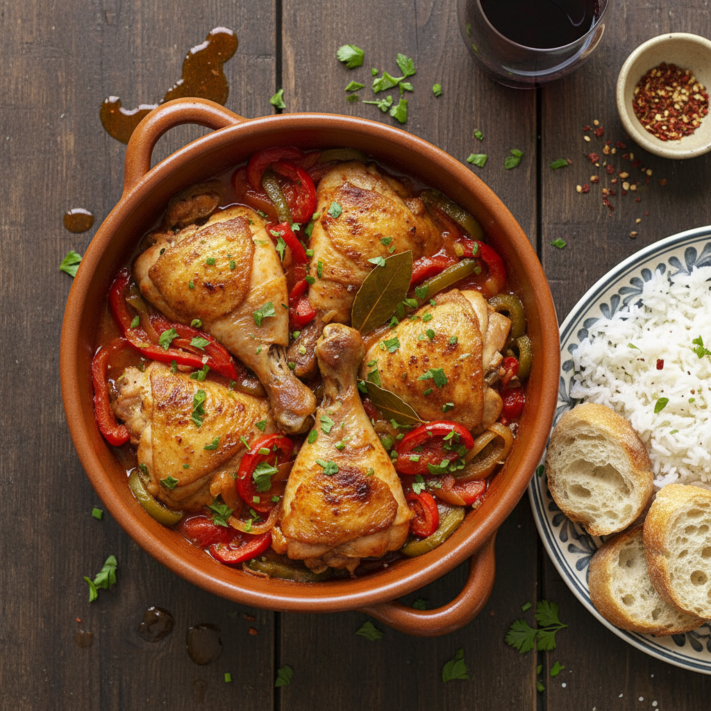 Poulet Basquaise