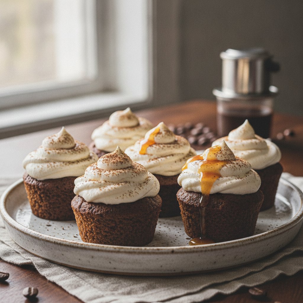 Vietnamese Coffee Cupcakes