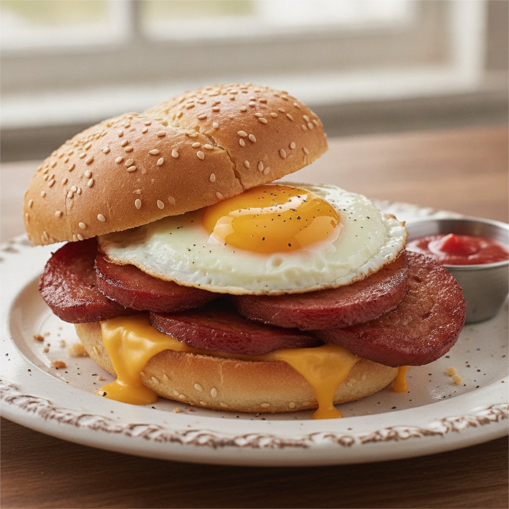 Pork roll egg and cheese