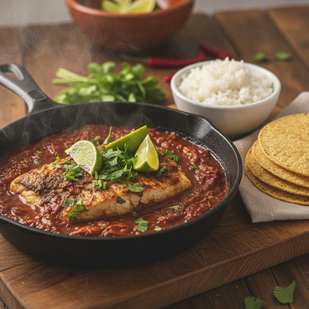 Skillet Snapper in Chili Sauce