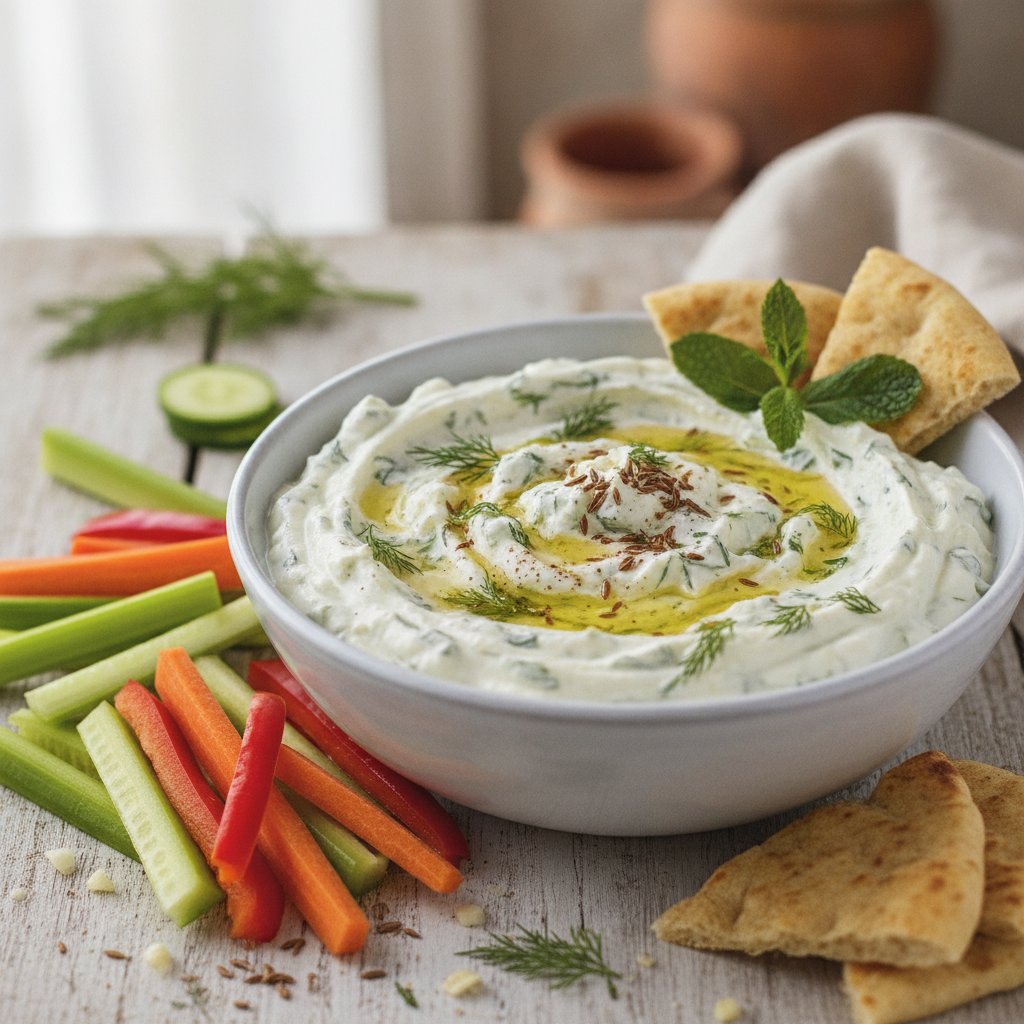 Herbed Cucumber Yogurt Dip (Gluten-Free)