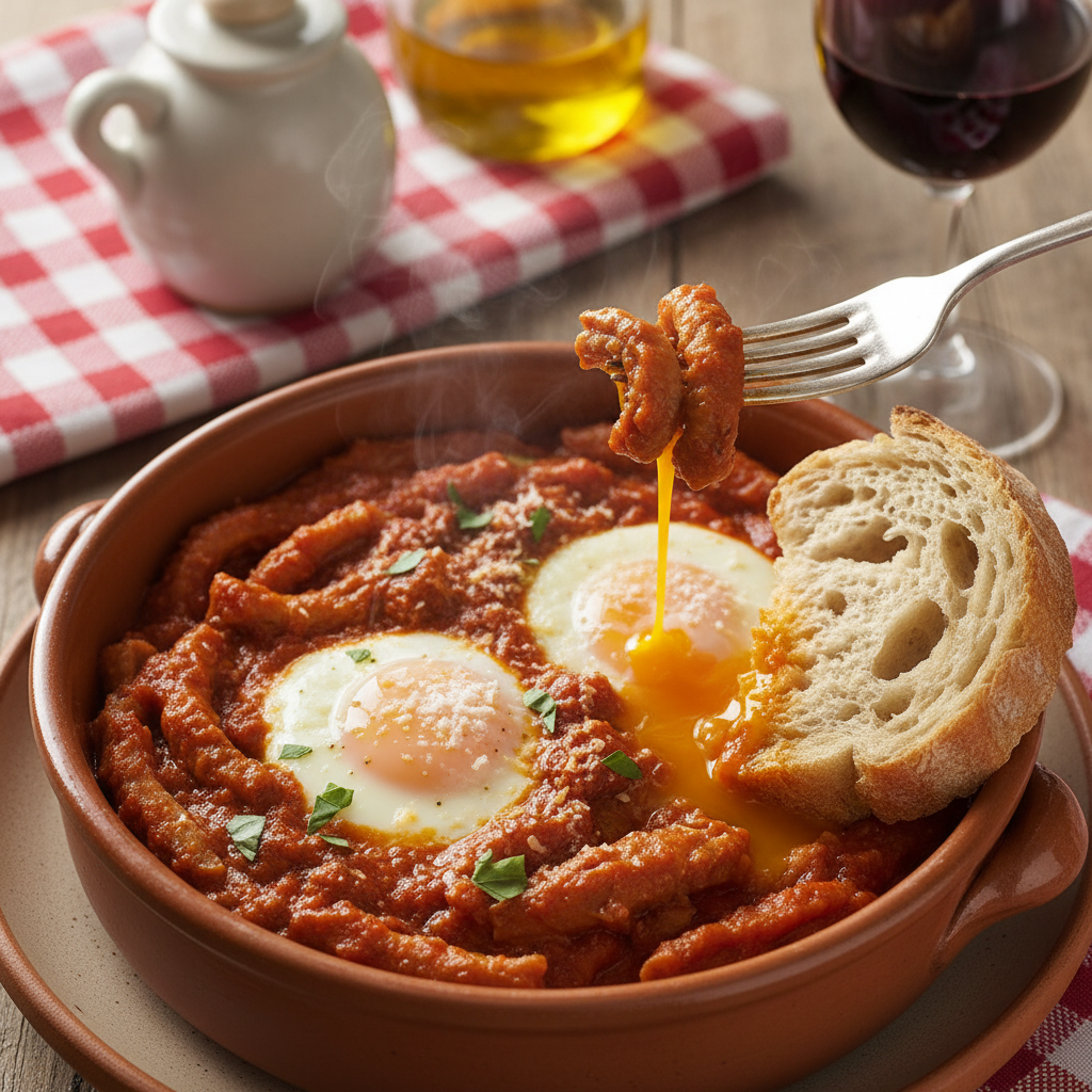 Uova in Trippa al Pomodoro Romana
