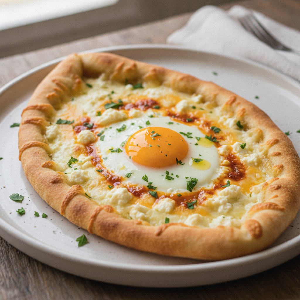 Cheese and Egg Flatbread (Keto)