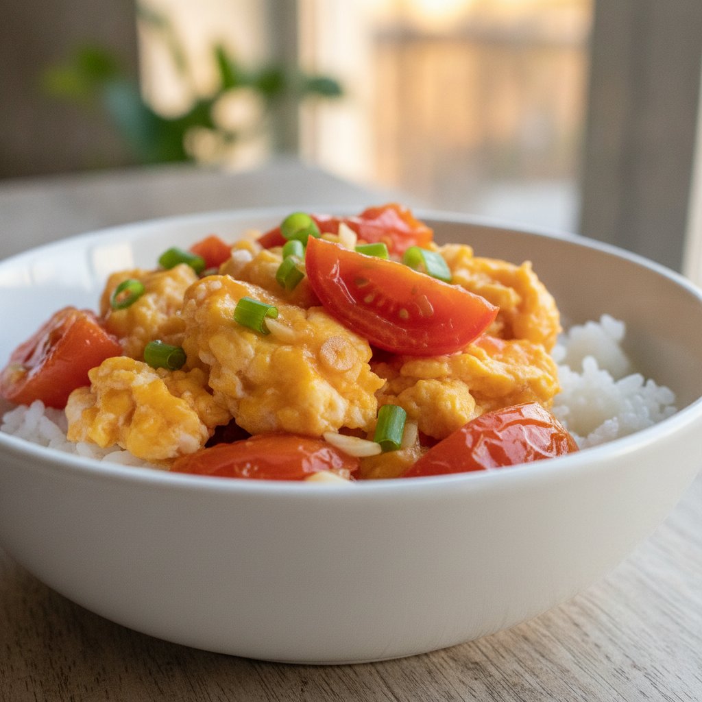 Stir Fried Eggs With Tomato (Gluten-Free)