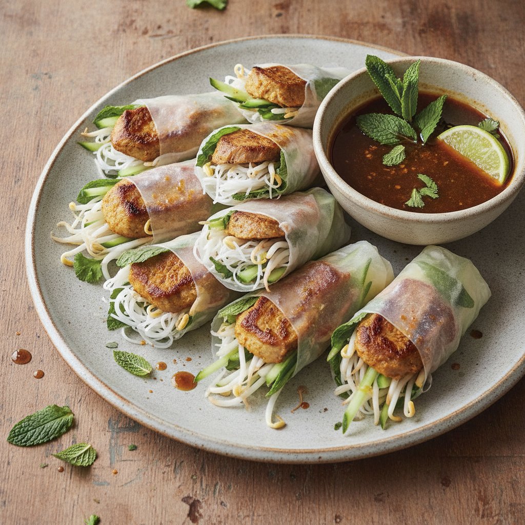 Curried Lamb Wraps