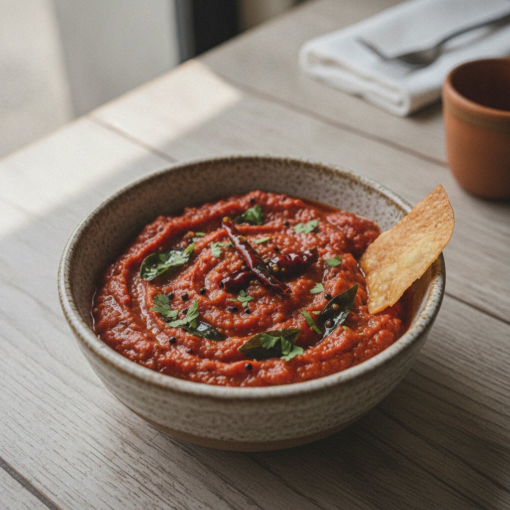 Tamatar Ki Chutney (South Indian Tomato Chutney)