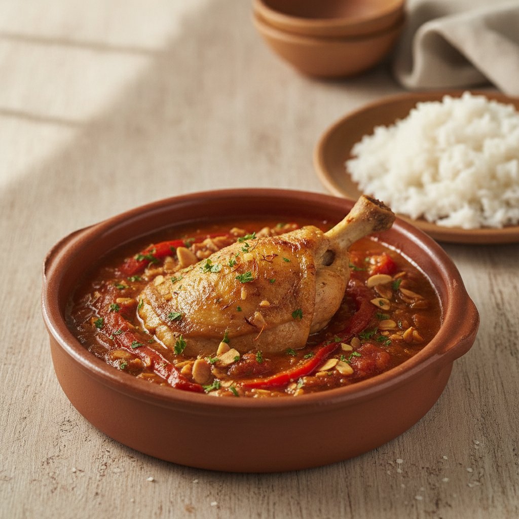 Spanish Chicken and Almond Stew (Gluten-Free)