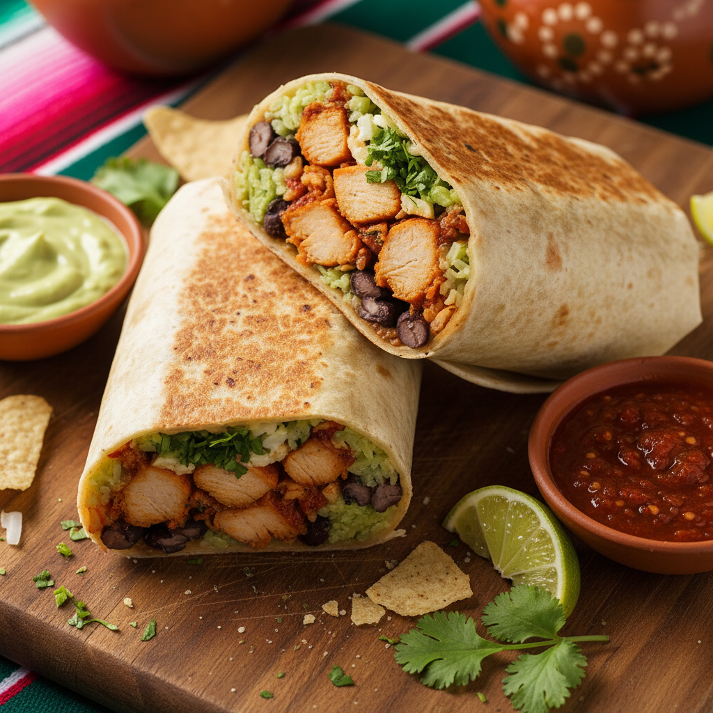 Burrito de Pollo Adobado