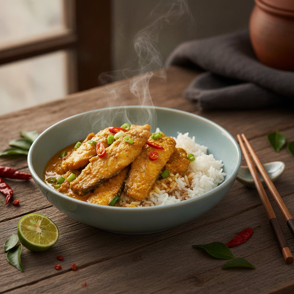 Stir-Fried Catfish with Curry Powder