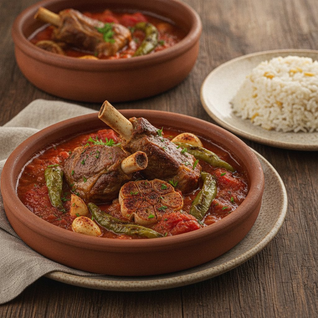 Clay Pot Baked Lamb Stew