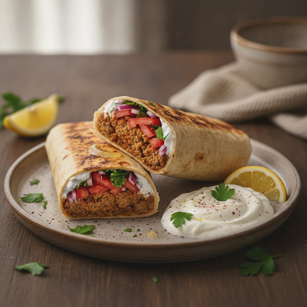 Spiced Lamb Wrap