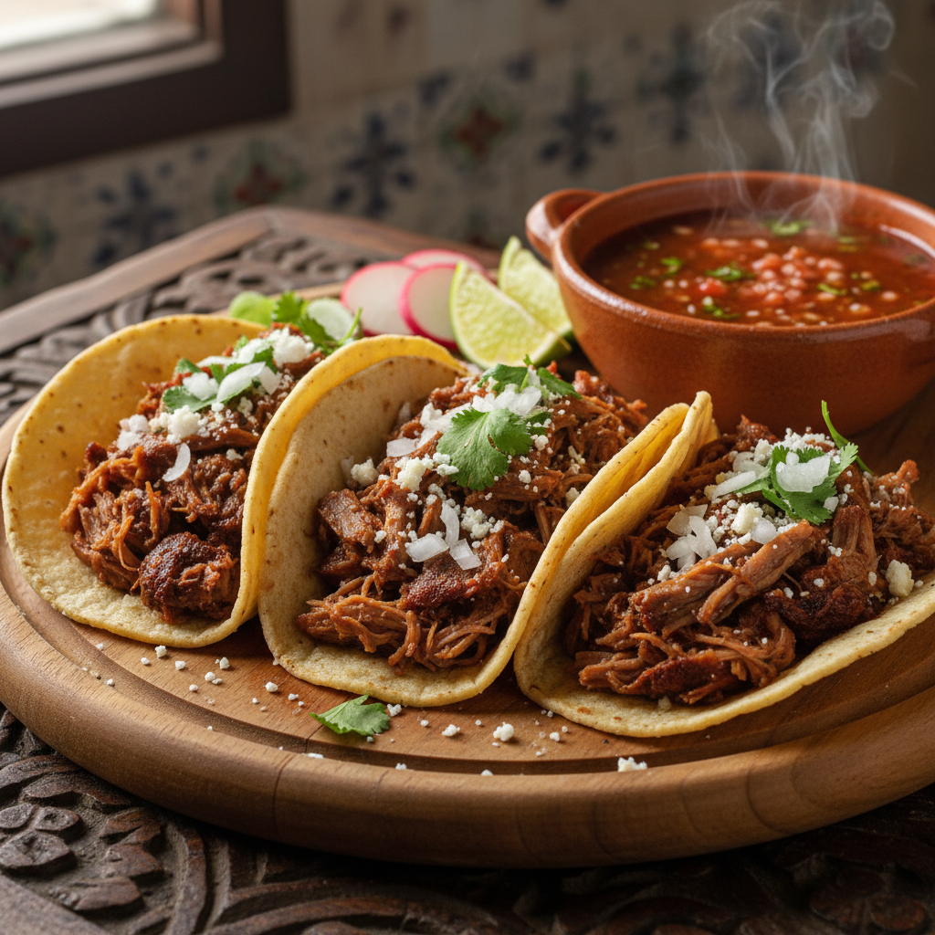 Tacos de Barbacoa de Borrego