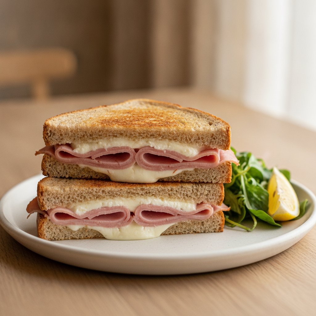 Grilled Ham and Cheese Sandwich (Low-Calorie)