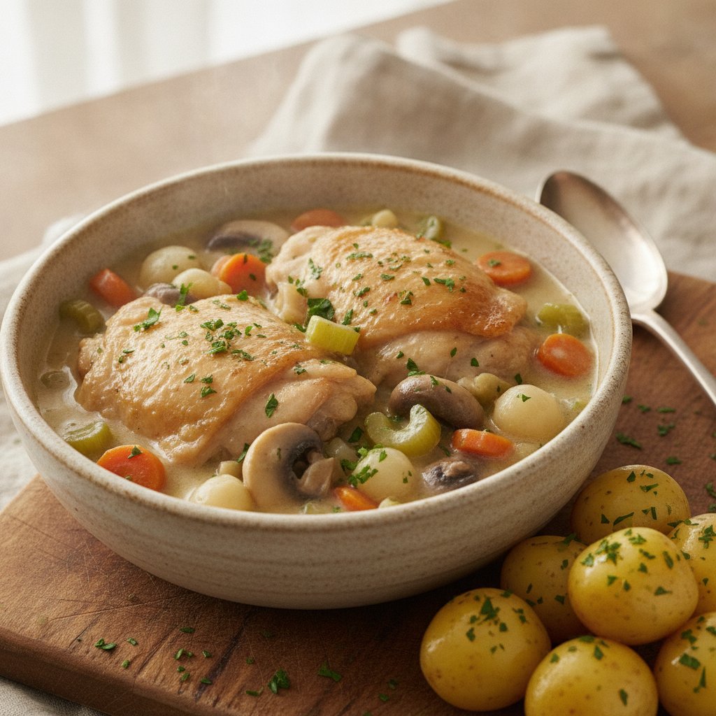 Country Chicken Stew (Low-Calorie)